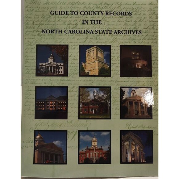 GUIDE TO COUNTY RECORDS IN THE NORTH CAROLINA STATE ARCHIVES - Picture 2 of 3